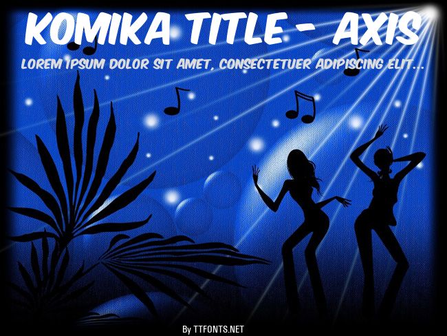 Komika Title - Axis example